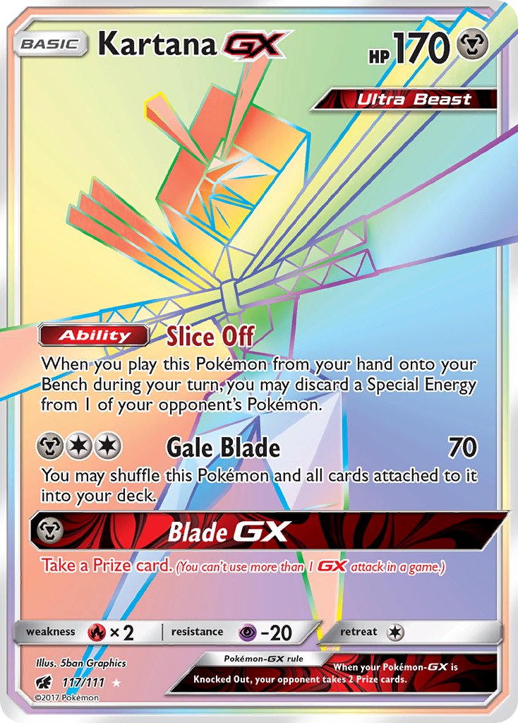 Kartana GX (117/111) [Sun & Moon: Crimson Invasion] | Exor Games Summserside