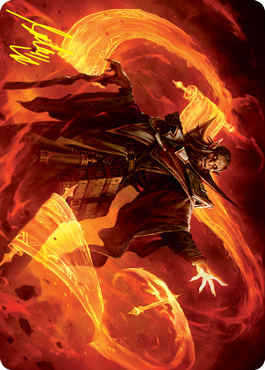 Plargg, Dean of Chaos Art Card (Gold-Stamped Signature) [Strixhaven: School of Mages Art Series] | Exor Games Summserside