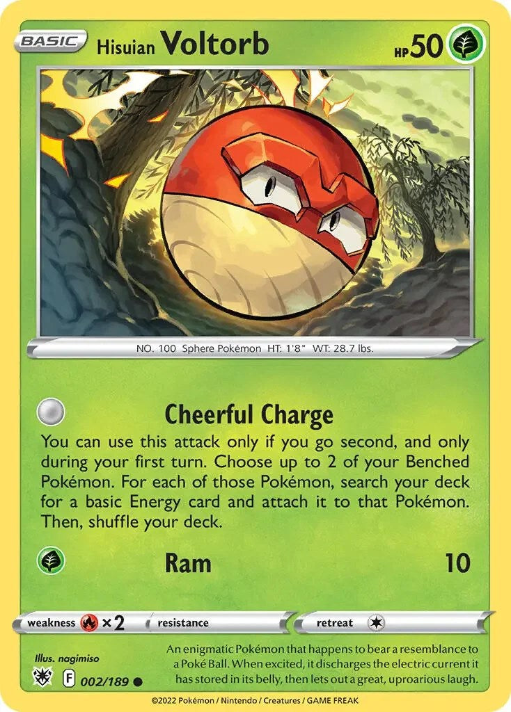Hisuian Voltorb (002/189) (Theme Deck Exclusive) [Sword & Shield: Astral Radiance] | Exor Games Summserside