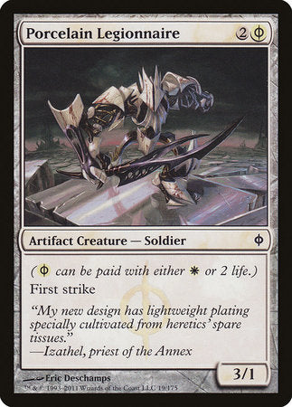 Porcelain Legionnaire [New Phyrexia] | Exor Games Summserside