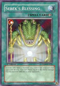 Sebek's Blessing [SD09-EN020] Common | Exor Games Summserside