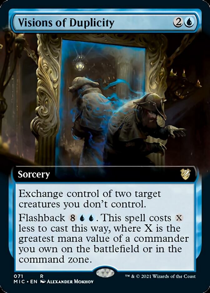 Visions of Duplicity (Extended) [Innistrad: Midnight Hunt Commander] | Exor Games Summserside