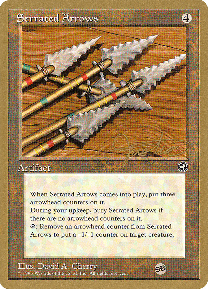 Serrated Arrows (Mark Justice) (SB) [Pro Tour Collector Set] | Exor Games Summserside