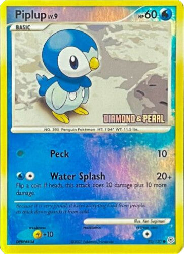 Piplup (93/130) (Diamond and Pearl) [Burger King Promos: 2008 Collection] | Exor Games Summserside