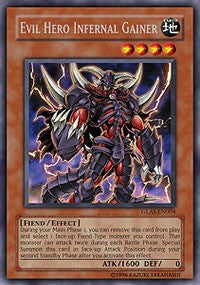 Evil Hero Infernal Gainer [GLAS-EN004] Rare | Exor Games Summserside