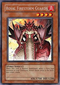 Royal Firestorm Guards [GLAS-EN087] Secret Rare | Exor Games Summserside