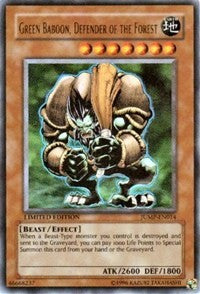 Green Baboon, Defender of the Forest [JUMP-EN014] Ultra Rare | Exor Games Summserside