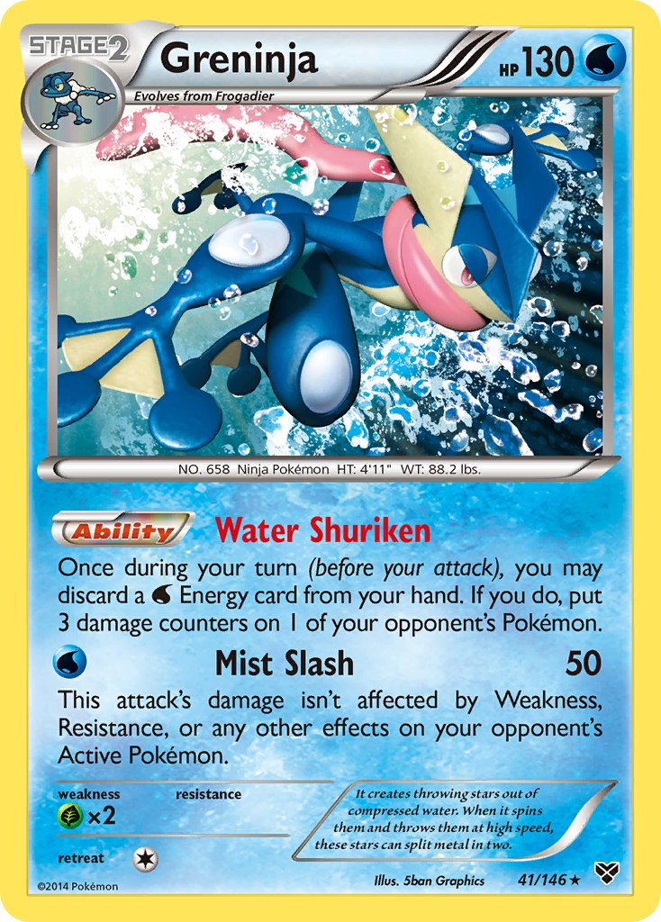 Greninja (41/146) (Cosmos Holo) (Blister Exclusive) [XY: Base Set] | Exor Games Summserside