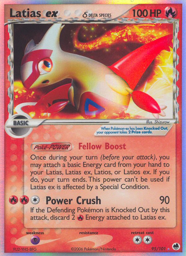 Latias ex (95/101) (Delta Species) [EX: Dragon Frontiers] | Exor Games Summserside