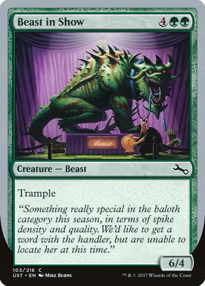 Beast in Show ("Something really special...") [Unstable] | Exor Games Summserside