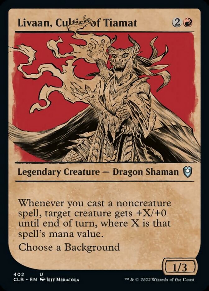 Livaan, Cultist of Tiamat (Showcase) [Commander Legends: Battle for Baldur's Gate] | Exor Games Summserside