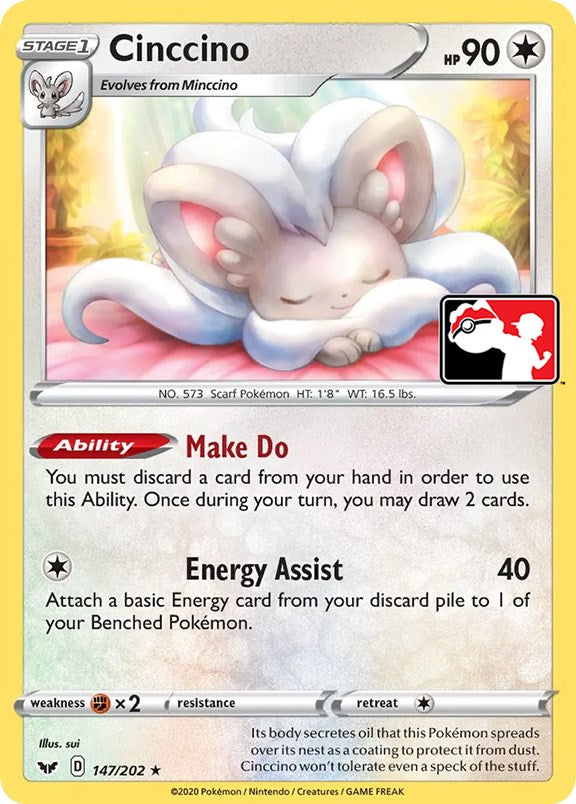 Cinccino (147/202) [Prize Pack Series One] | Exor Games Summserside