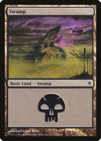 Swamp (170) [New Phyrexia] | Exor Games Summserside