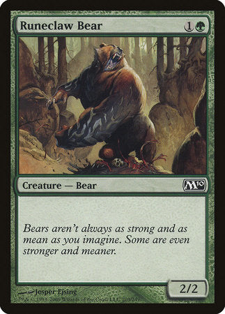 Runeclaw Bear [Magic 2010] | Exor Games Summserside