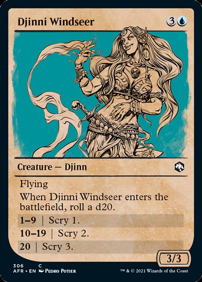 Djinni Windseer (Showcase) [Dungeons & Dragons: Adventures in the Forgotten Realms] | Exor Games Summserside