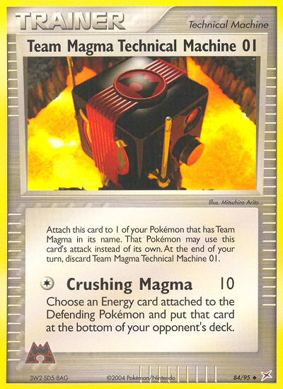 Team Magma Technical Machine 01 (84/95) [EX: Team Magma vs Team Aqua] | Exor Games Summserside