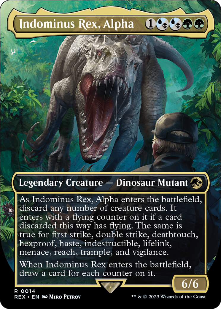 Indominus Rex, Alpha (Borderless) [Jurassic World Collection] | Exor Games Summserside