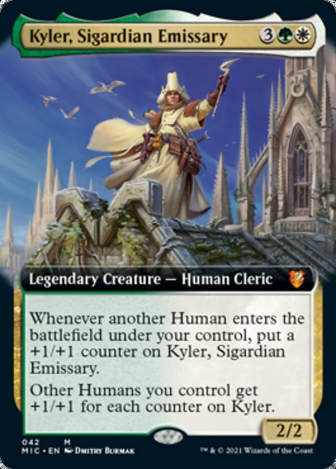 Kyler, Sigardian Emissary (Extended) [Innistrad: Midnight Hunt Commander] | Exor Games Summserside