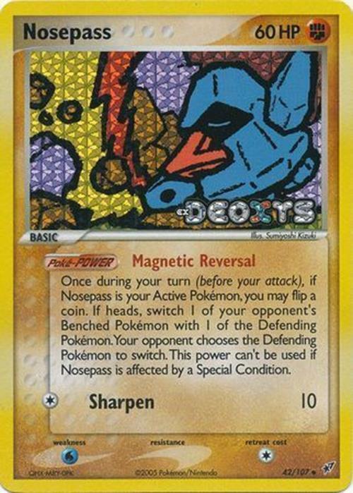 Nosepass (42/107) (Stamped) [EX: Deoxys] | Exor Games Summserside