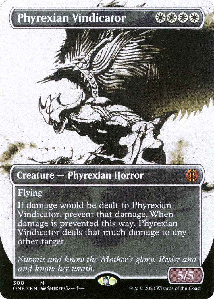 Phyrexian Vindicator (Borderless Ichor) [Phyrexia: All Will Be One] | Exor Games Summserside