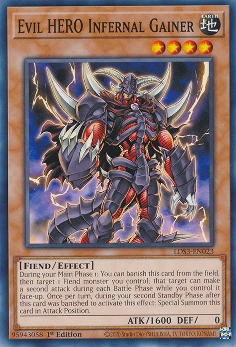 Evil HERO Infernal Gainer [LDS3-EN023] Common | Exor Games Summserside