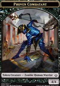 Proven Combatant // Cat Double-sided Token [Hour of Devastation Tokens] | Exor Games Summserside