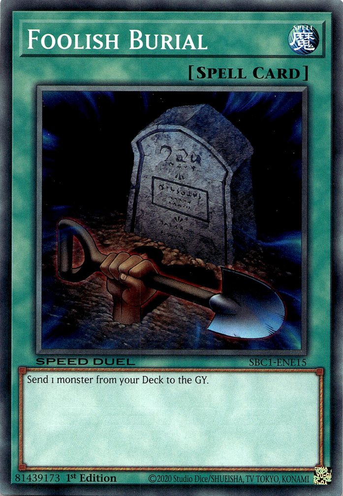 Foolish Burial [SBC1-ENE15] Common | Exor Games Summserside