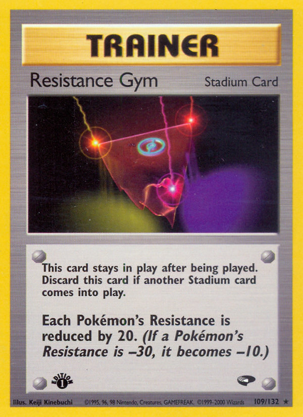 Resistance Gym (109/132) [Gym Challenge 1st Edition] | Exor Games Summserside