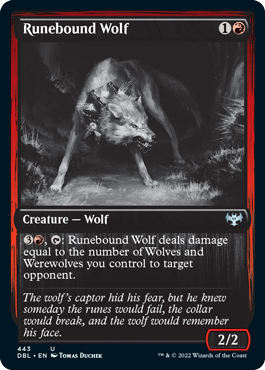 Runebound Wolf [Innistrad: Double Feature] | Exor Games Summserside