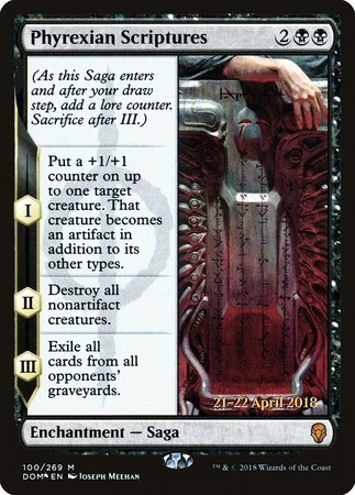 Phyrexian Scriptures [Dominaria Promos] | Exor Games Summserside