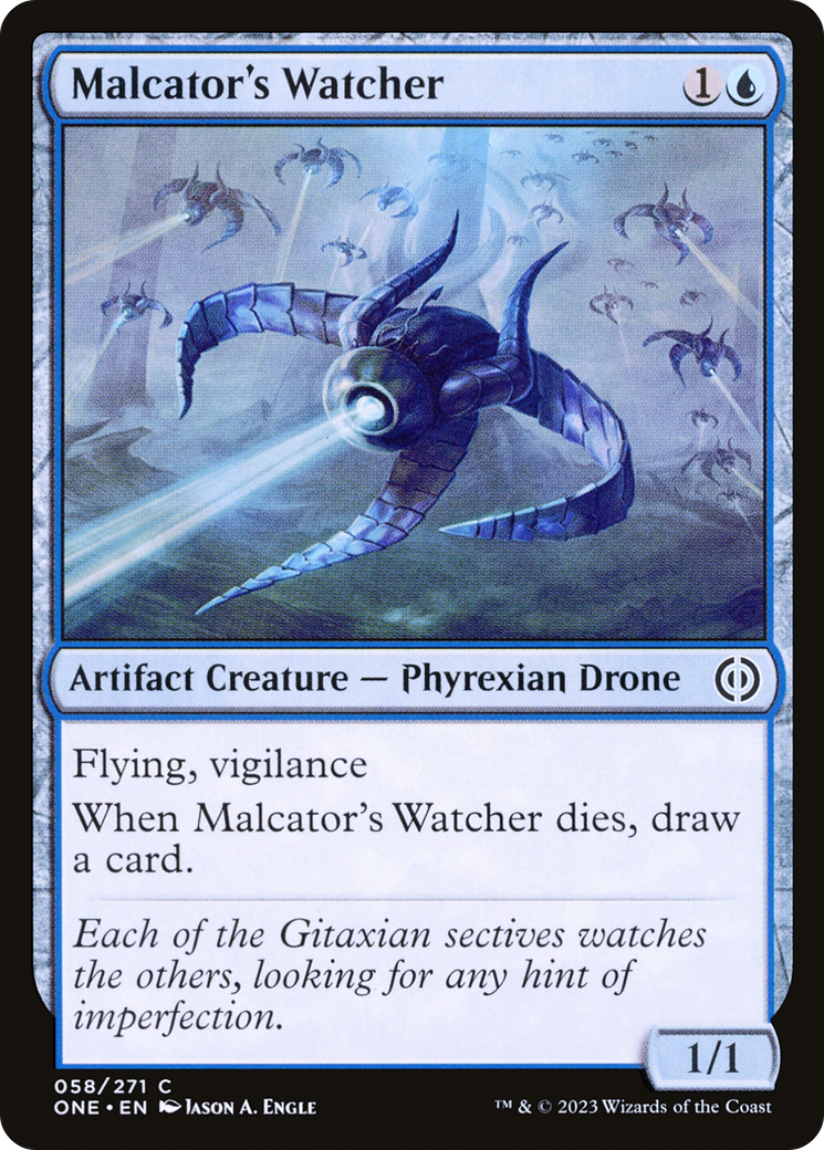 Malcator's Watcher [Phyrexia: All Will Be One] | Exor Games Summserside