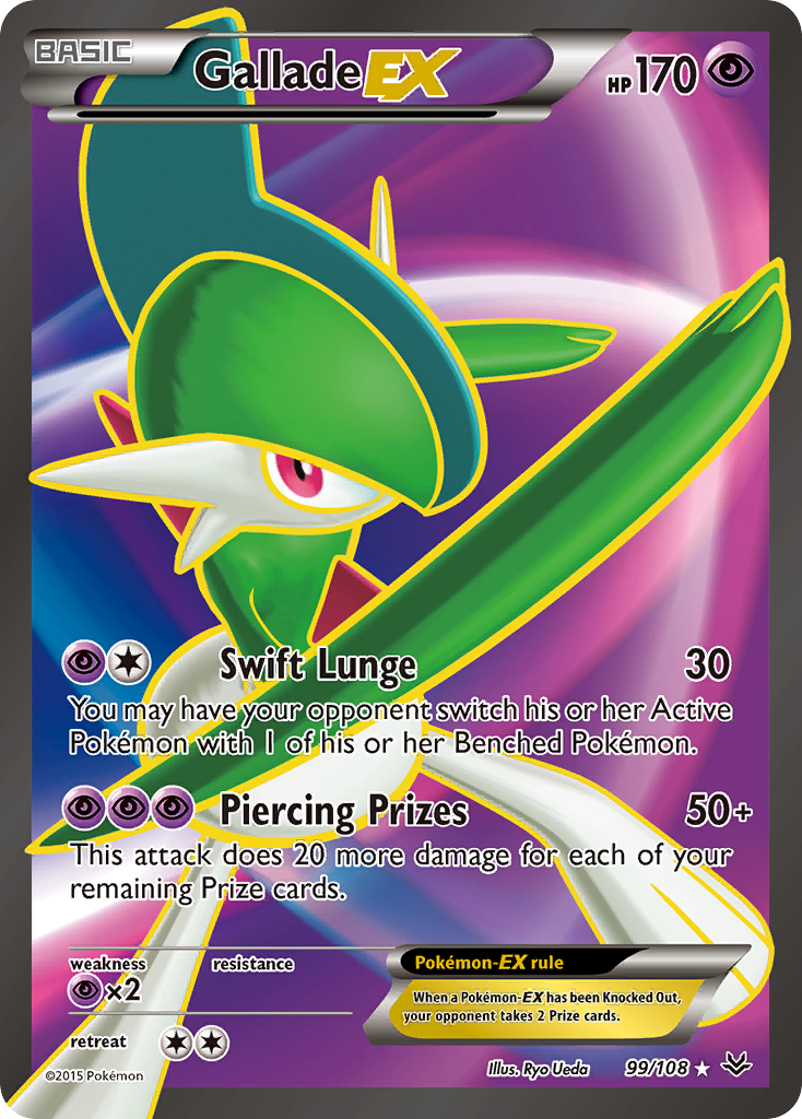 Gallade EX (99/108) [XY: Roaring Skies] | Exor Games Summserside