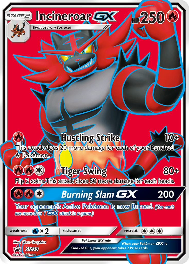 Incineroar GX (SM38) [Sun & Moon: Black Star Promos] | Exor Games Summserside