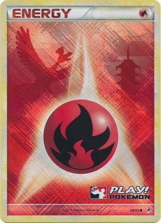 Fire Energy (89/95) (Play Pokemon Promo) [HeartGold & SoulSilver: Call of Legends] | Exor Games Summserside