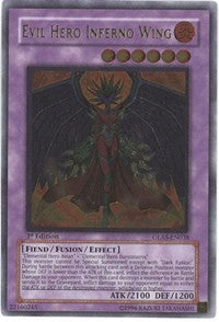 Evil Hero Inferno Wing (UTR) [GLAS-EN038] Ultimate Rare | Exor Games Summserside