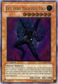 Evil HERO Malicious Edge (UTR) [GLAS-EN003] Ultimate Rare | Exor Games Summserside