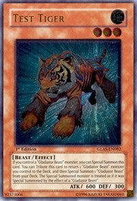 Test Tiger (UTR) [GLAS-EN082] Ultimate Rare | Exor Games Summserside