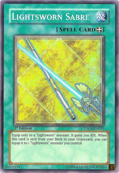 Lightsworn Sabre [TDGS-EN059] Super Rare | Exor Games Summserside