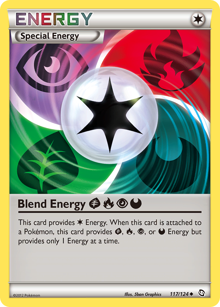Blend Energy GrassFirePsychicDarkness (117/124) [Black & White: Dragons Exalted] | Exor Games Summserside