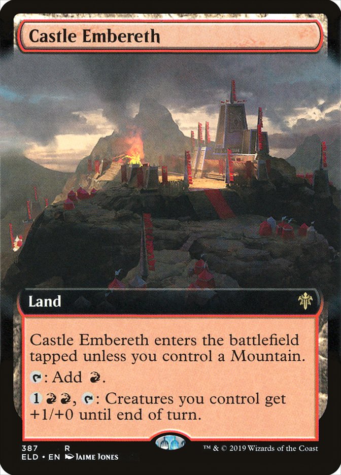 Castle Embereth (Extended Art) [Throne of Eldraine] | Exor Games Summserside