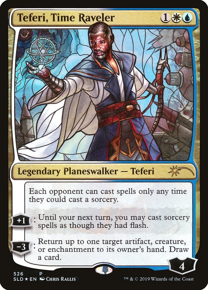 Teferi, Time Raveler (Stained Glass) [Secret Lair Drop Promos] | Exor Games Summserside