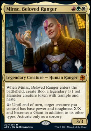 Minsc, Beloved Ranger (Promo Pack) [Dungeons & Dragons: Adventures in the Forgotten Realms Promos] | Exor Games Summserside