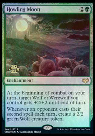 Howling Moon [Innistrad: Crimson Vow Prerelease Promos] | Exor Games Summserside