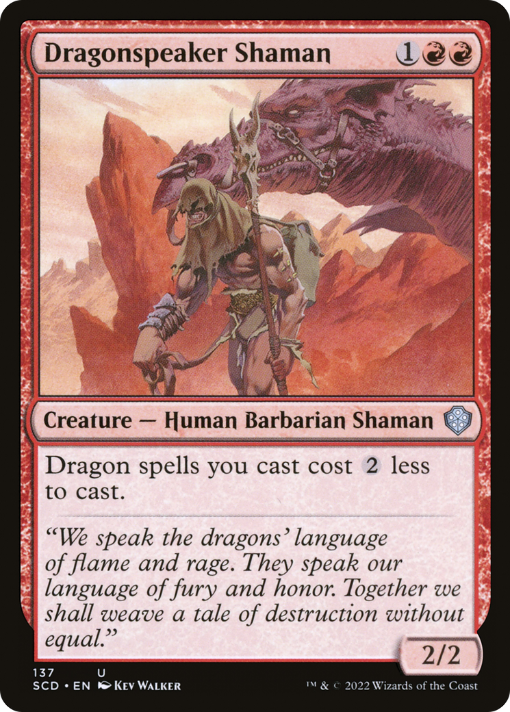 Dragonspeaker Shaman [Starter Commander Decks] | Exor Games Summserside