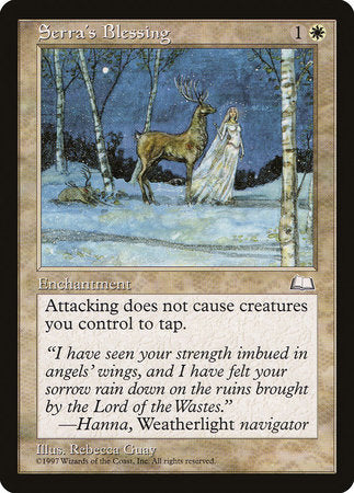 Serra's Blessing [Weatherlight] | Exor Games Summserside