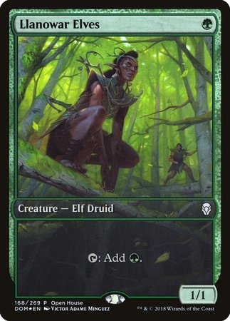 Llanowar Elves [Dominaria Promos] | Exor Games Summserside