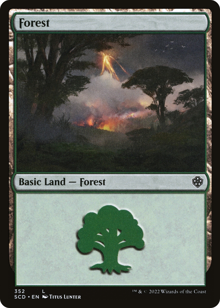 Forest (352) [Starter Commander Decks] | Exor Games Summserside