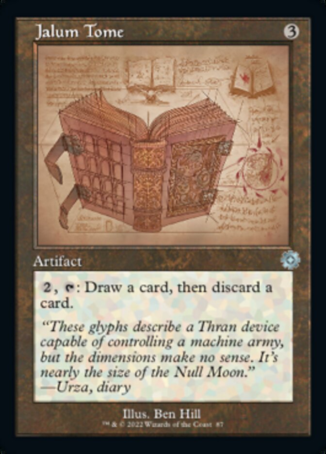 Jalum Tome (Retro Schematic) [The Brothers' War Retro Artifacts] | Exor Games Summserside