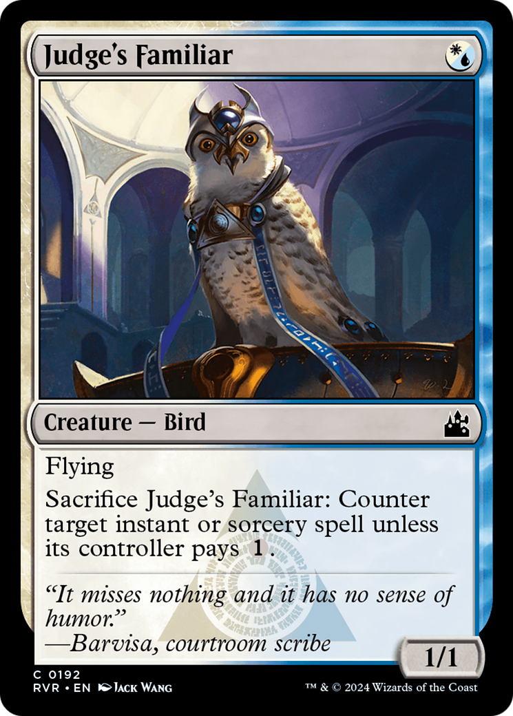 Judge's Familiar [Ravnica Remastered] | Exor Games Summserside