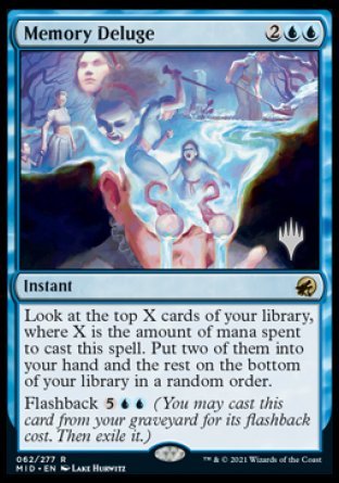 Memory Deluge (Promo Pack) [Innistrad: Midnight Hunt Promos] | Exor Games Summserside